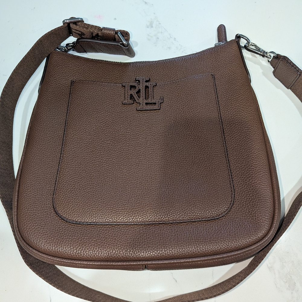 Brown Leather Crossbody Bag